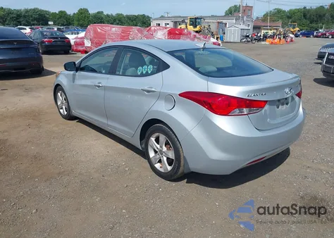 2013 Hyundai Elantra Gls from USA, damaged, VIN 5NPDH4AEXDH346948